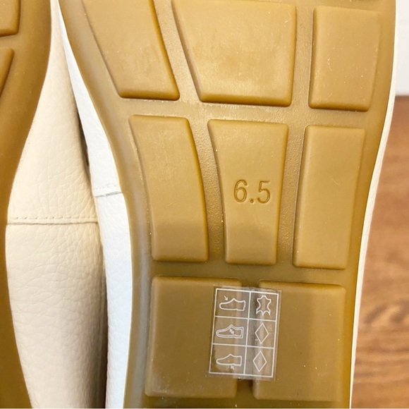 NWOT Coach | Women’s White Pebbled Leather Mavis Driving Loafer Size 6.5 - Picture 9 of 12